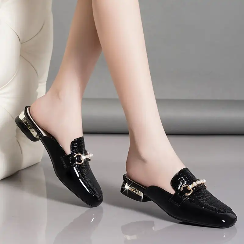 Luxe Soft Thick Heel Slippers 